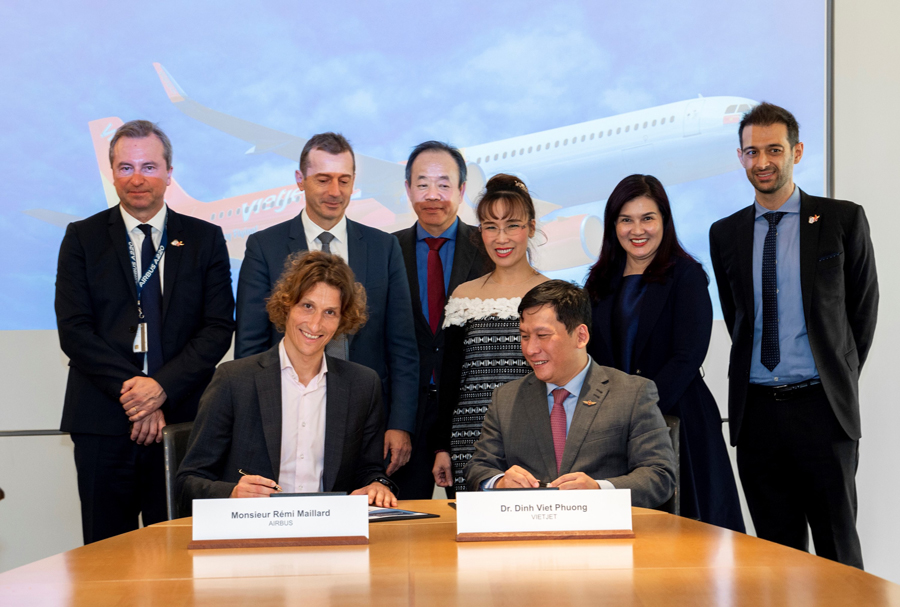 Vietjet inks deal with Airbus to order 20 latest-generation A321XLR aircraft