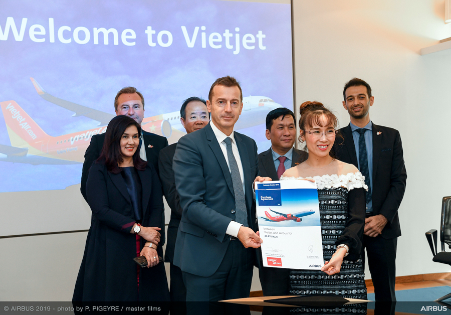 Vietjet inks deal with Airbus to order 20 latest-generation A321XLR aircraft