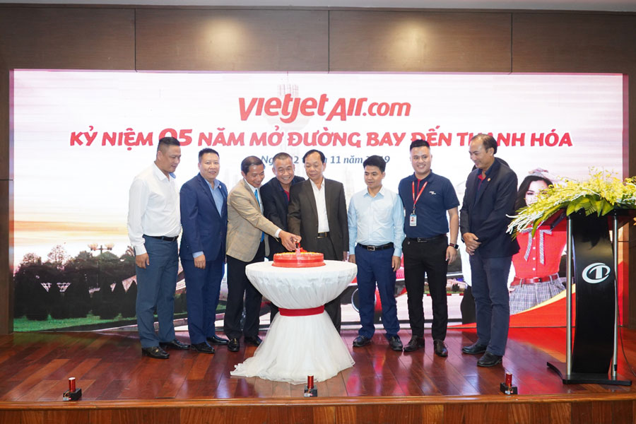 Vietjet transported 2.2 million passengers after 5 years of takeoff in Thanh Hoa