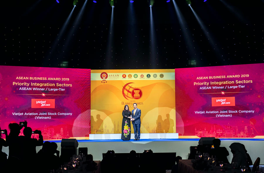 Vietjet named ASEAN’s Best Aviation Enterprise at 2019